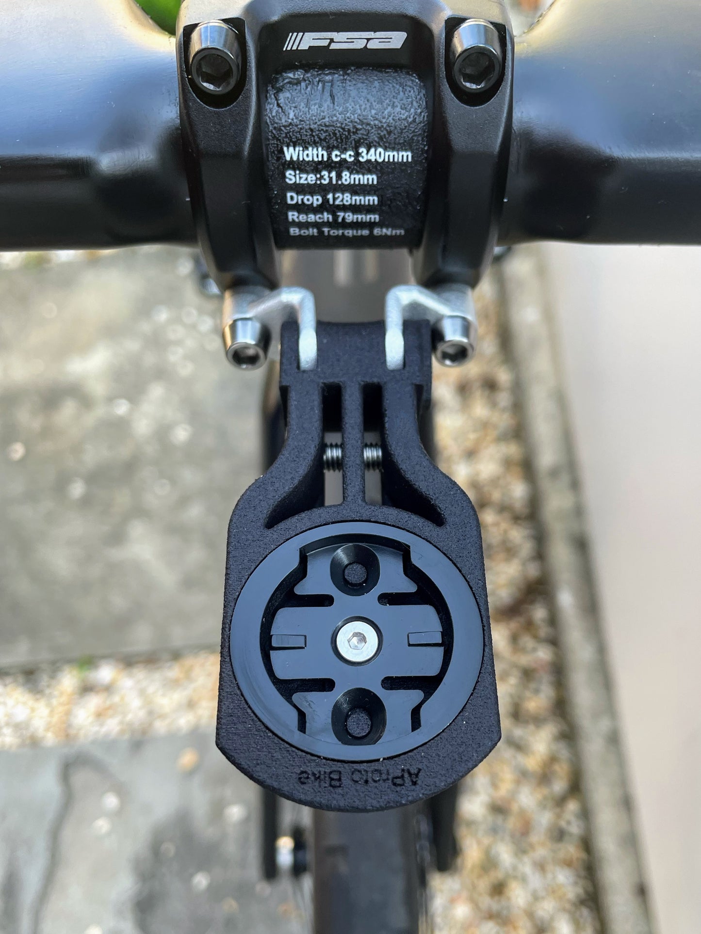 3D-Printed Out-Front Bicycle Computer Mount: Custom Fit to Your Bike