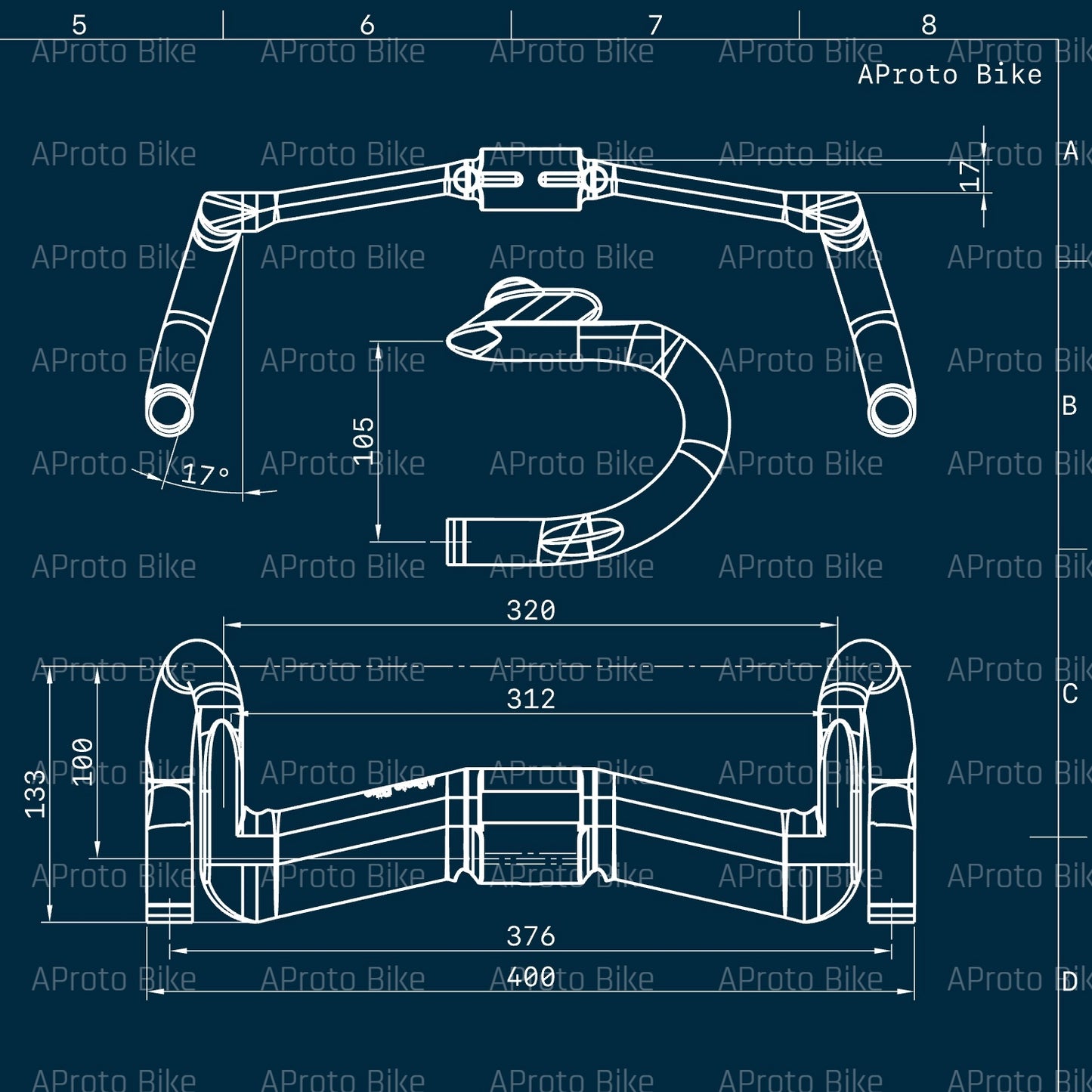 P17 Handlebar w/ Computer Mount