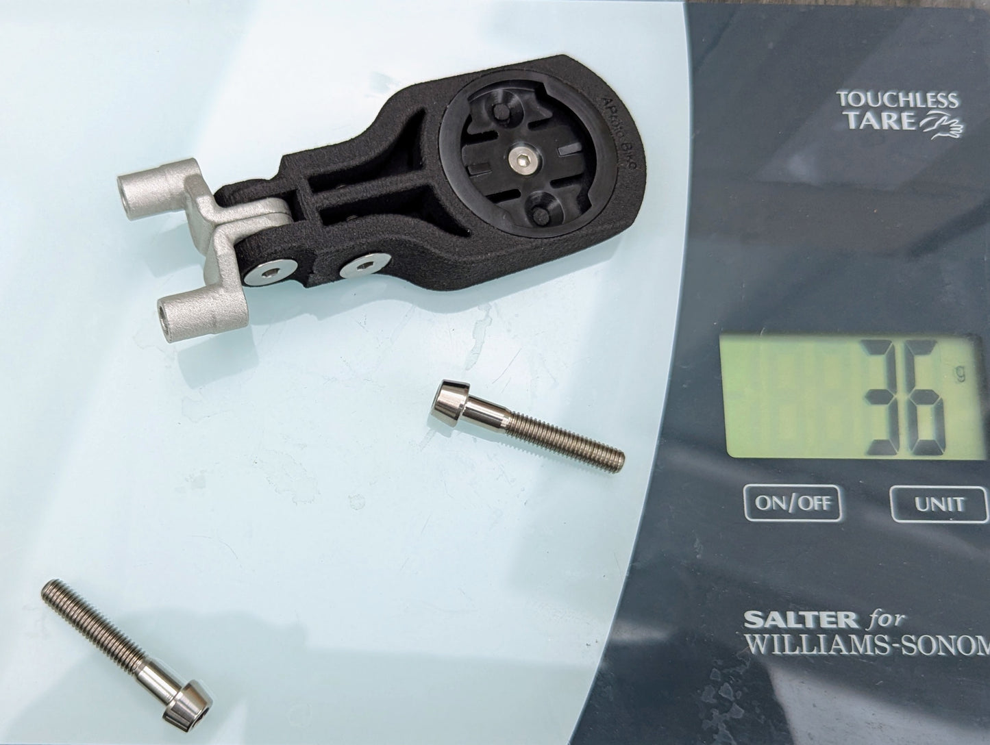 3D-Printed Out-Front Bicycle Computer Mount: Custom Fit to Your Bike